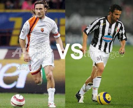 totti vs del pierro